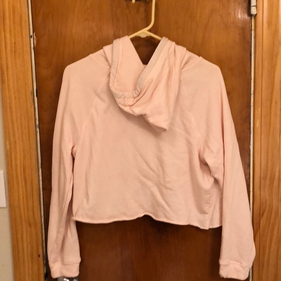 Love peace & lazy days cropped hoodie - Picture 5 of 5